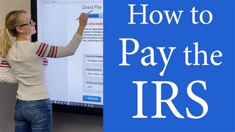 irs make a payment online.